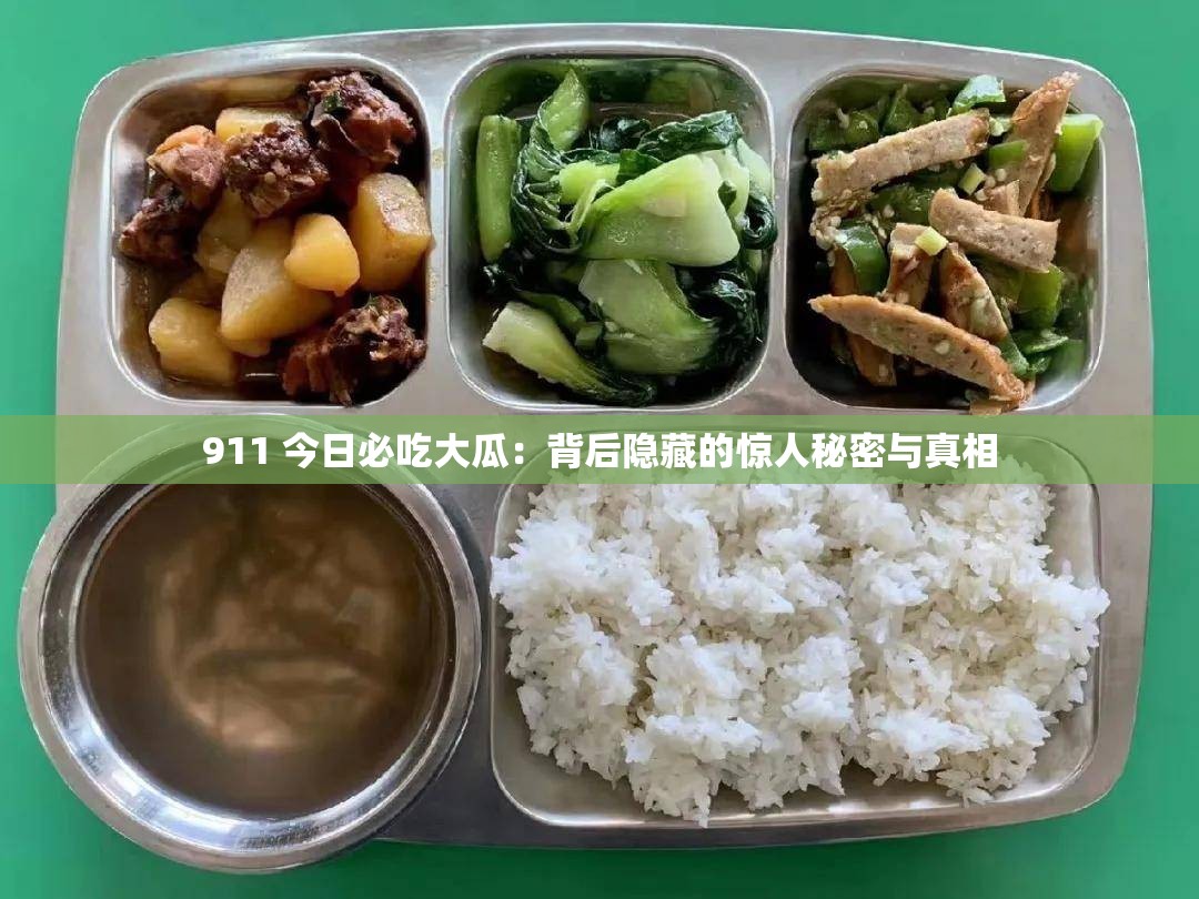 911 今日必吃大瓜：背后隐藏的惊人秘密与真相