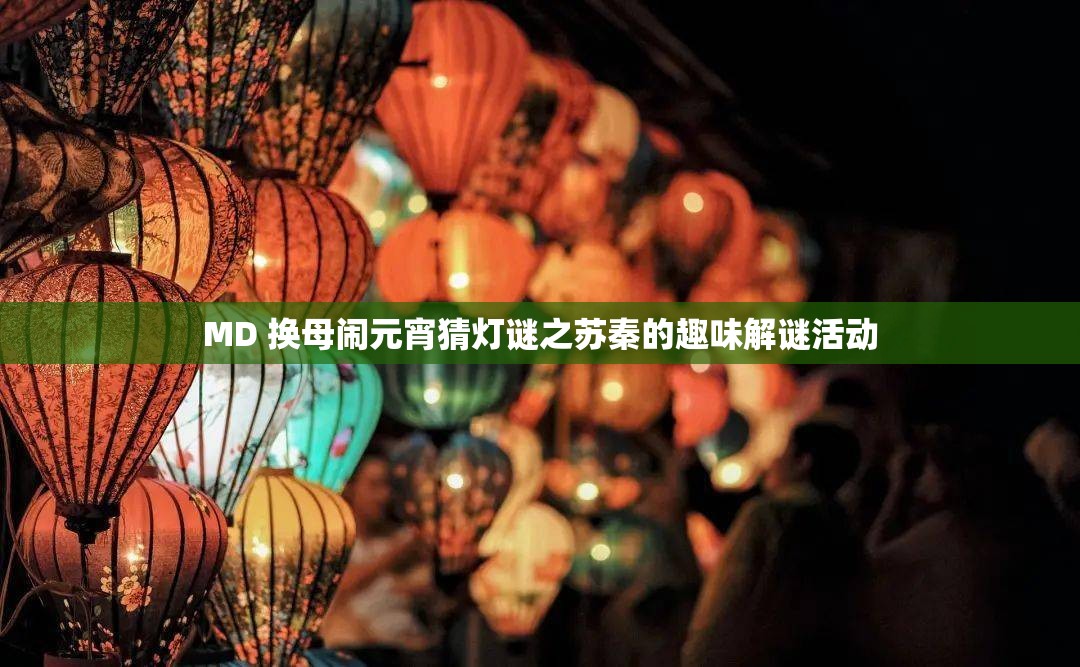 MD 换母闹元宵猜灯谜之苏秦的趣味解谜活动