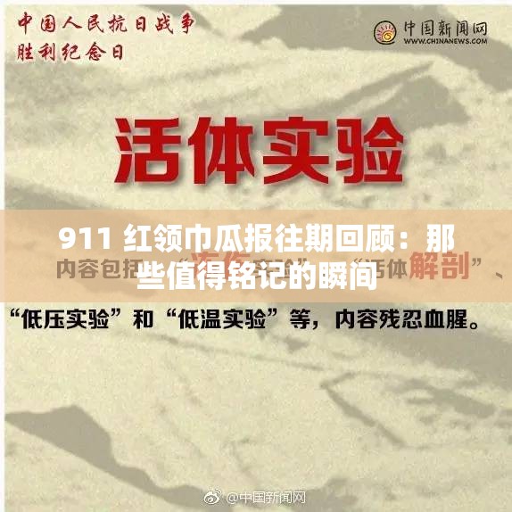 911 红领巾瓜报往期回顾：那些值得铭记的瞬间